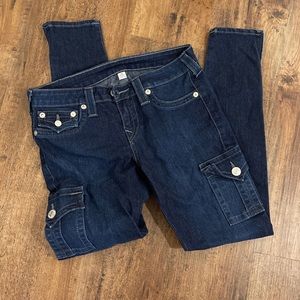 True religion dark wash jeans. Size 28. Worn once